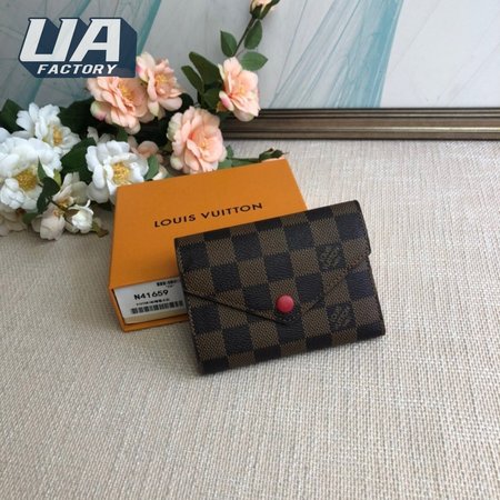 Wallet Victorine Monogram Fuchsia Lining