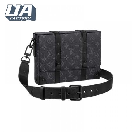 trunk messenger monogram eclipse coated canvas lmb014