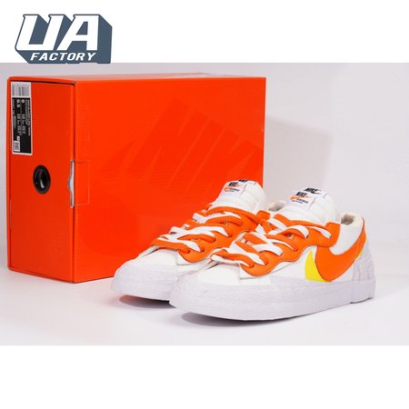 NK x Blazer Low "White Magma Orange" Unisex