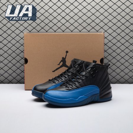 Jordan 12 Retro Black Game Royal 130690-014 Men's