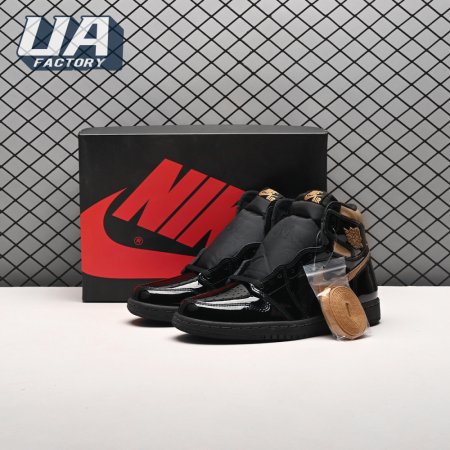 Jordan 1 Retro High Black Metallic Gold (2020) Unisex