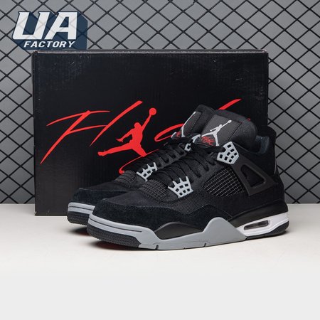 Air Jordan 4 Retro SE Black Canvas DH7138-006 Men's