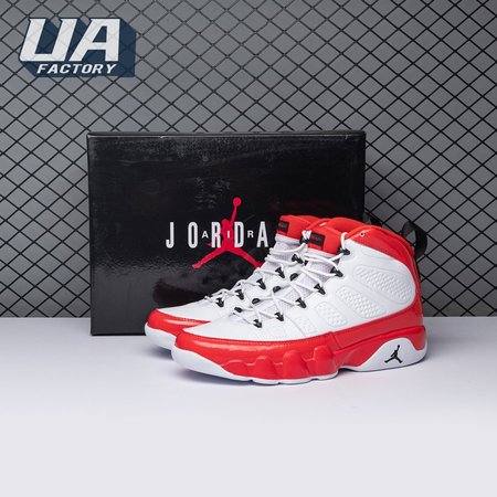Jordan 9 Retro White Gym Red 302370-160 Men's