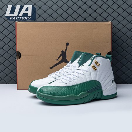 Air Jordan 12 White Green Men's