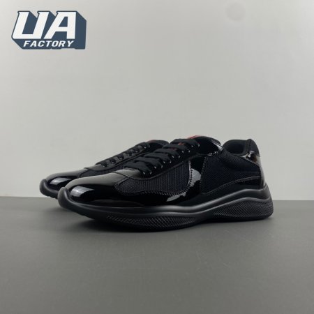 Prada America's Cup Black Sneakers