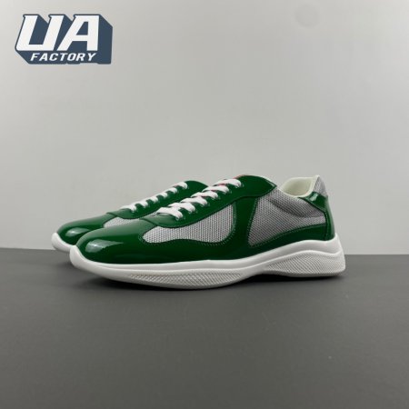 Prada America's Cup Green Sneakers
