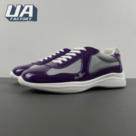 Prada America's Cup Purple Sneakers