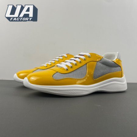 Prada America's Cup Yellow Sneakers