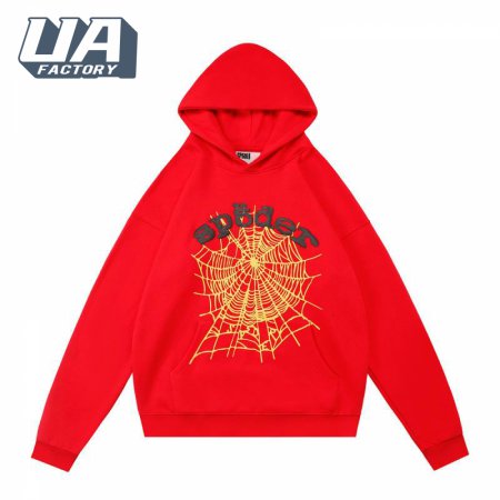 Sp5der Hoodies Red