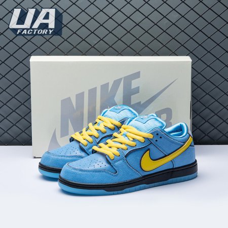 Nike SB Dunk Powerpuff Girls x Nike SB Dunk Low "Bubbles" Blue Chill FZ8320-400 Unisex