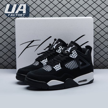 Air Jordan 4 Retro White Thunder FQ8138 001 Unisex