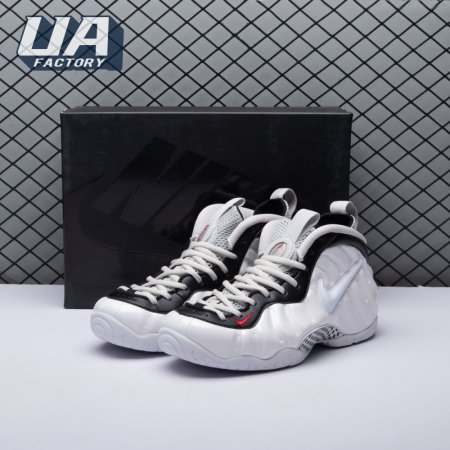 Nike Air Foamposite Pro White Black University Red 624041-103 Unisex