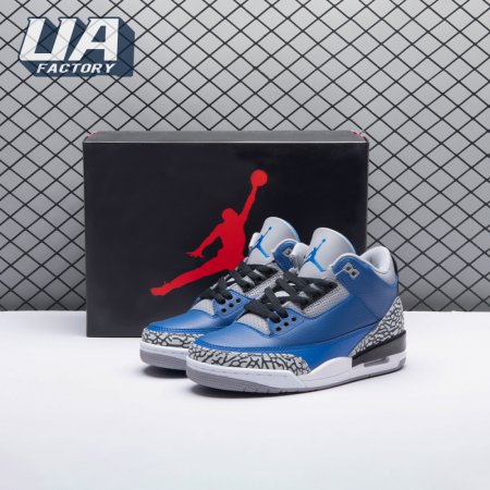 Jordan 3 Retro Varsity Royal Cement CT8532-400 Men's