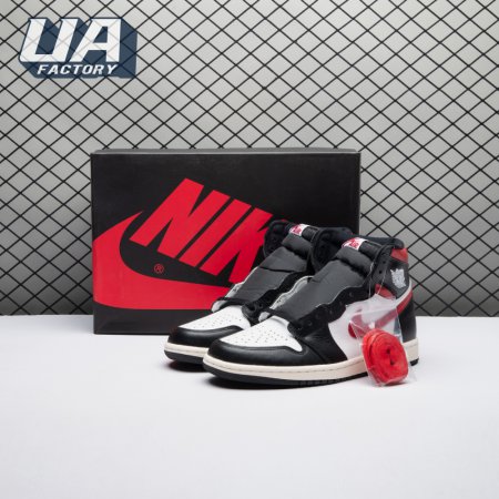 Jordan 1 Retro High Black Gym Red Men's