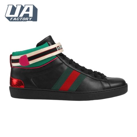 GUCCI STRIPE ACE HIGH-TOP SNEAKER - GC50