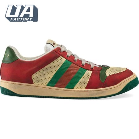 GUCCI SCREENER LEATHER SNEAKER - GC52